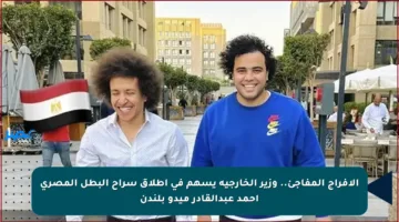 الإفراج المفاجئ.. وزير الخارجية يسهم في إطلاق سراح البطل المصري أحمد عبدالقادر ميدو بلندن